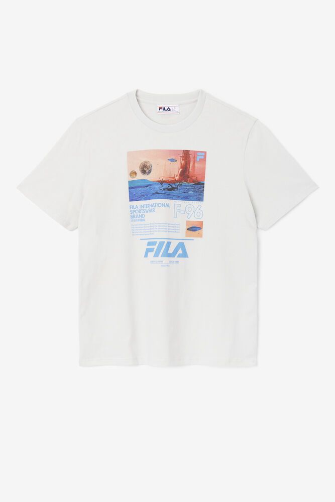 Fila Ceylon T-Shirt White - Mens - 93526AXQZ